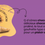 Q d'Cônes - Chocolat noir