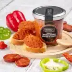 Caviar de tomates séchées, poivrons et chorizo Toupine et Cabesselle